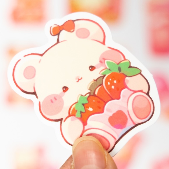 50 pcs Kawaii Bear Vinyl stickers decals - Picture 5 of 5